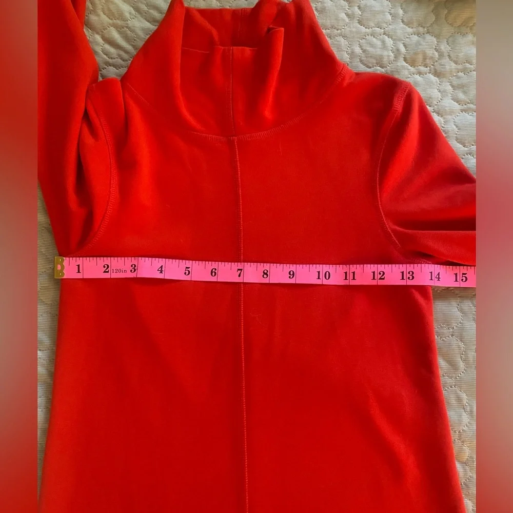 COS size XS bright orange turtleneck, made in Turkey - Picture 3 of 6